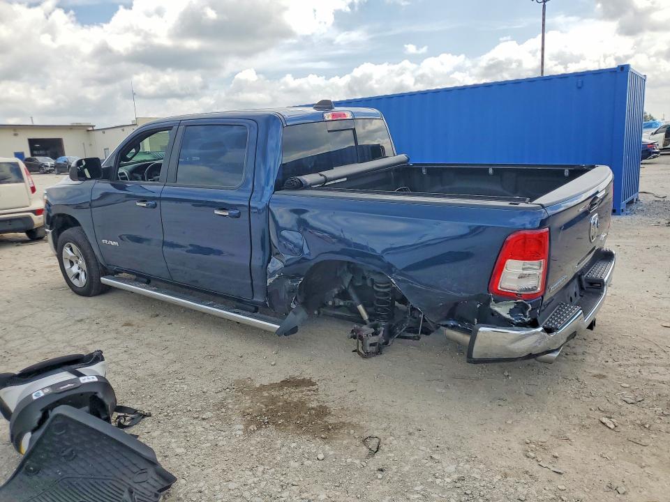 2019 Ram 1500 VIN 1C6SRFFT4KN621189 COPART salvage auction — REAR END, In - Cert Of Title-Salvage Title, sold $7,600 on 2026-08-28 (photo 2)