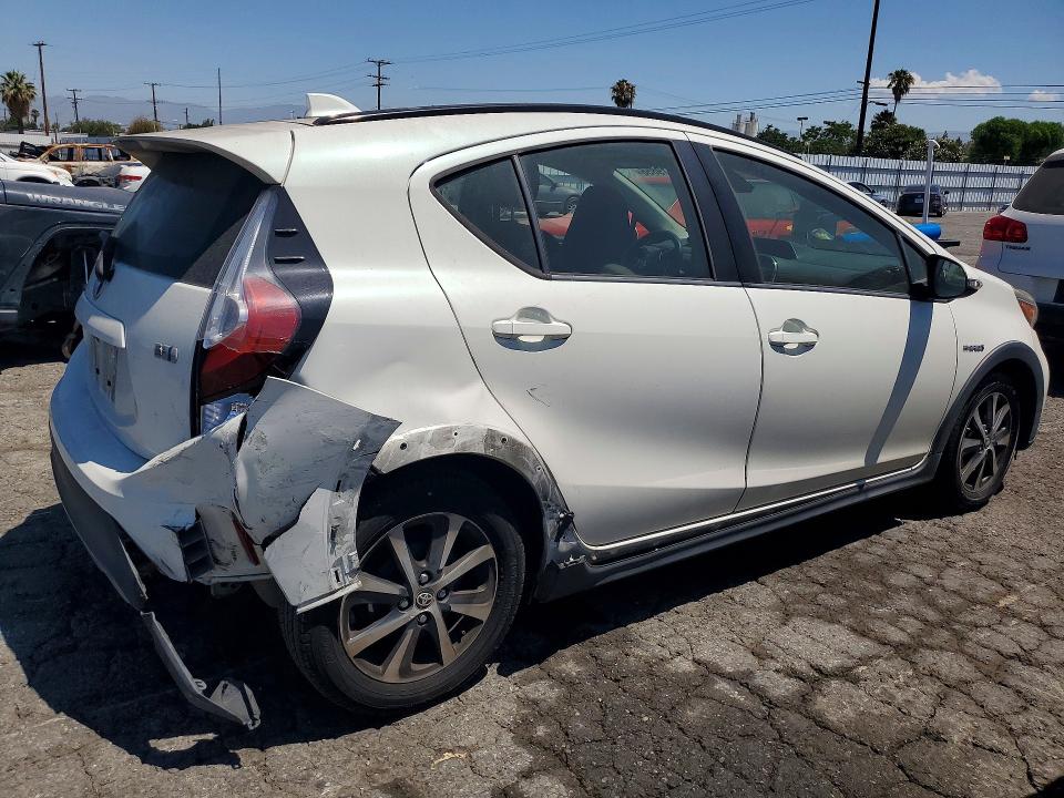 2018 Toyota Prius VIN JTDKDTB32J1605977 COPART salvage auction — REAR END, Ca - Salvage Certificate, sold $4,100 on 2026-07-13 (photo 3)