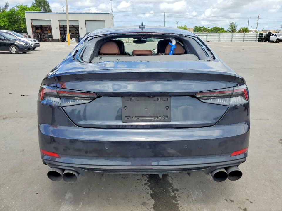 2018 Audi A5 VIN WAUFNCF57JA041766 COPART salvage auction — FRONT END, Fl - Cert Of Title Slvg Rebuildable, sold $1,900 on 2026-07-15 (photo 6)
