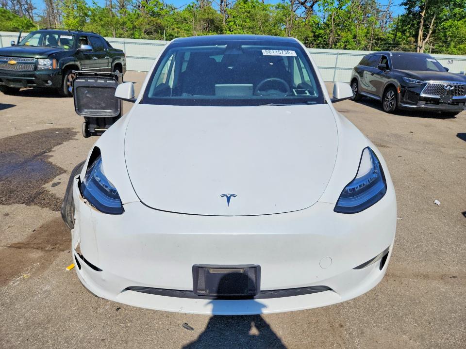 2023 Tesla Model y VIN 7SAYGDEE8PA078922 COPART salvage auction — FRONT END, Ny - Mv-907A Salvage Certificate, sold $11,900 on 2026-07-08 (photo 5)