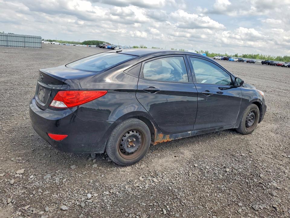2013 Hyundai VIN KMHCT4AE9DU516194 COPART salvage auction — MECHANICAL, On - Permit No Brand - Unfit, sold $425 on 2026-07-02 (photo 3)