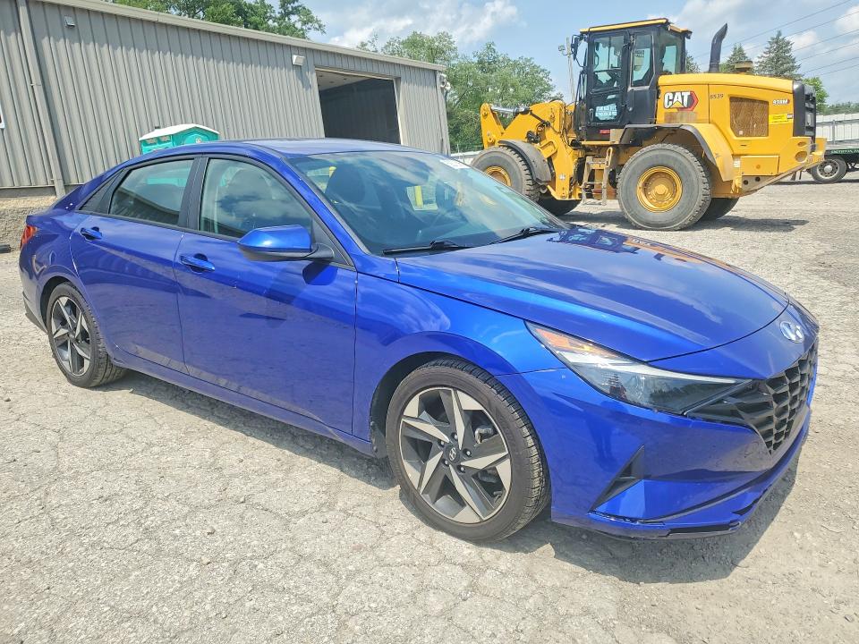 2023 Hyundai Elantra VIN KMHLS4AG6PU573039 COPART salvage auction — REAR END, Pa - Certificate Of Salvage, sold $5,700 on 2026-07-29 (photo 4)
