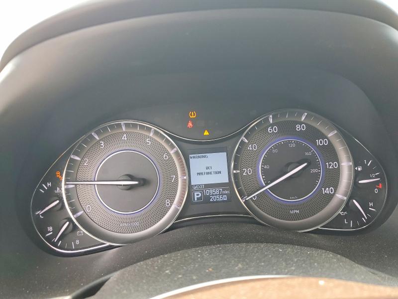 2015 Infiniti VIN JN8AZ2NE0F9082279 COPART salvage auction — ROOF, Ny - Mv-907A Salvage Certificate, sold $4,050 on 2026-07-27 (photo 9)