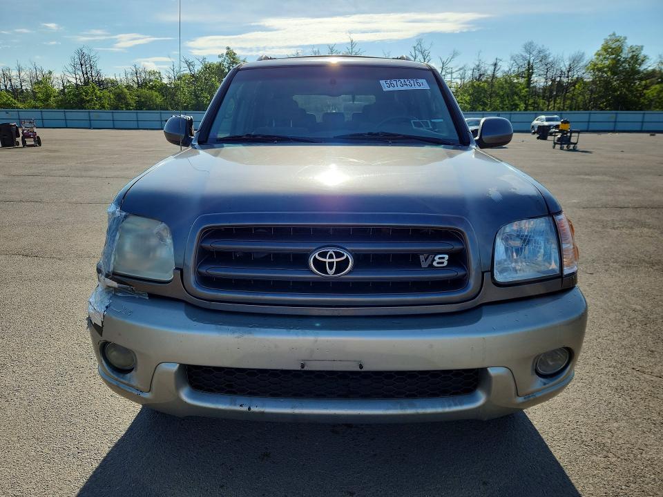 2004 Toyota Sequoia VIN 5TDBT44A34S205504 COPART salvage auction — FRONT END, Ny - Certificate Of Title, sold $700 on 2026-07-13 (photo 5)