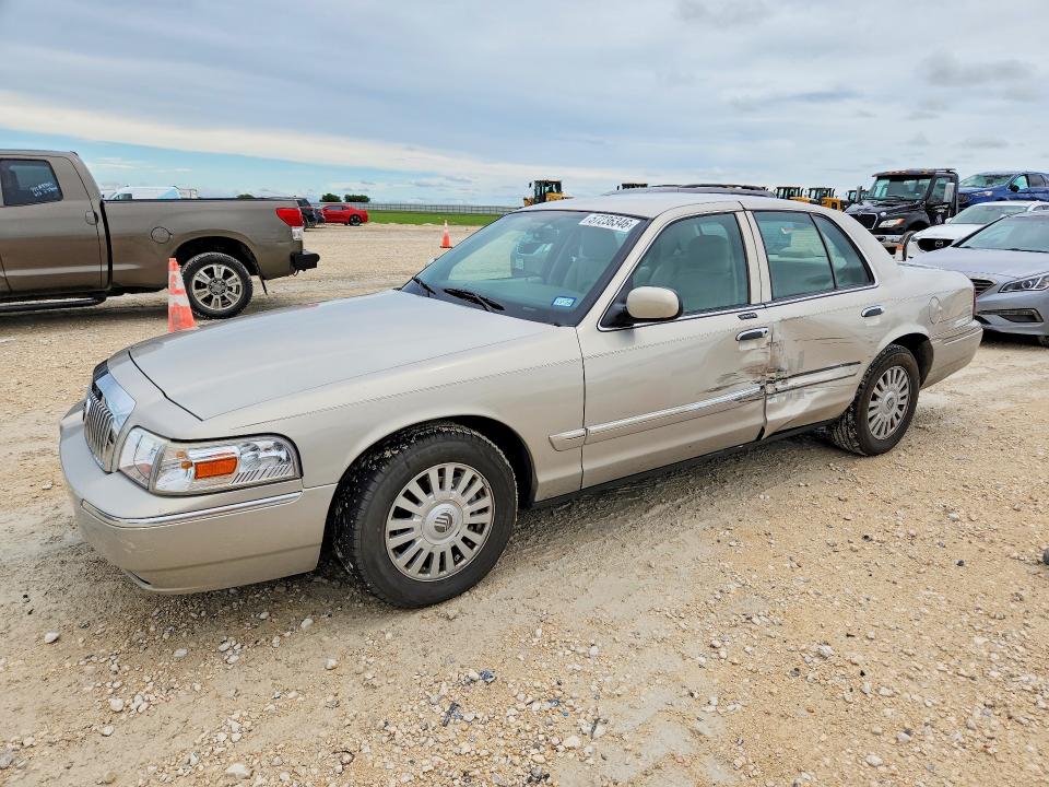 2008 Mercury Grand marquis VIN 2MEFM75VX8X628994 — COPART salvage auction photo
