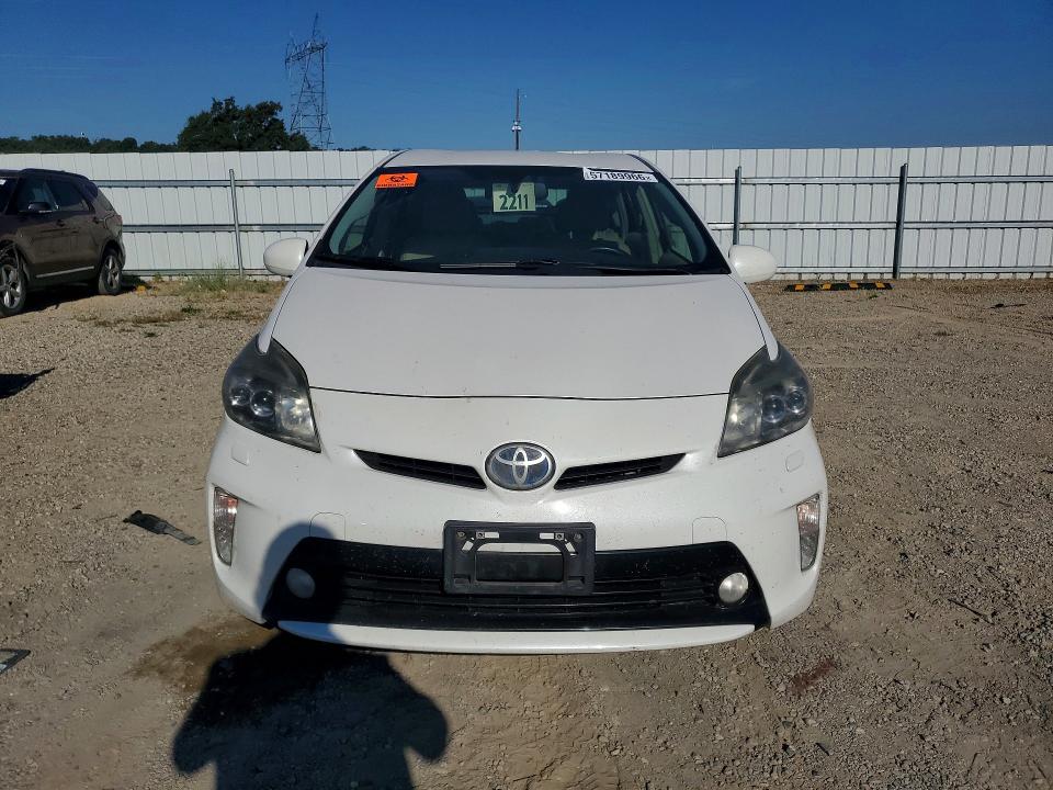 2013 Toyota Prius VIN JTDKN3DU8D5691506 COPART salvage auction — VANDALISM, CA - SALVAGE CERTIFICATE, sold $5,100 on 2026-07-24 (photo 5)