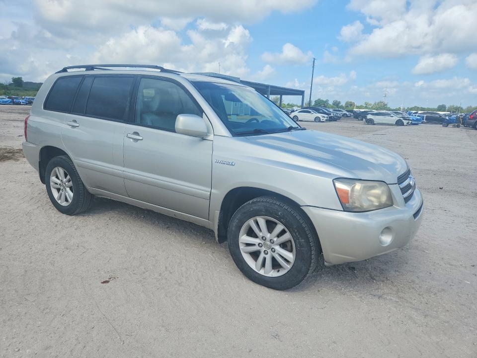2007 Toyota Highlander VIN JTEGW21AX70019242 COPART salvage auction — MINOR DENT/SCRATCHES, Ga - Certificate Of Title, sold $1,100 on 2026-07-07 (photo 4)