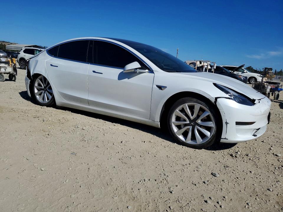 2020 Tesla Model 3 VIN 5YJ3E1EA6LF661575 COPART salvage auction — REAR END, Ca - Salvage Certificate, sold $2,600 on 2026-07-21 (photo 4)