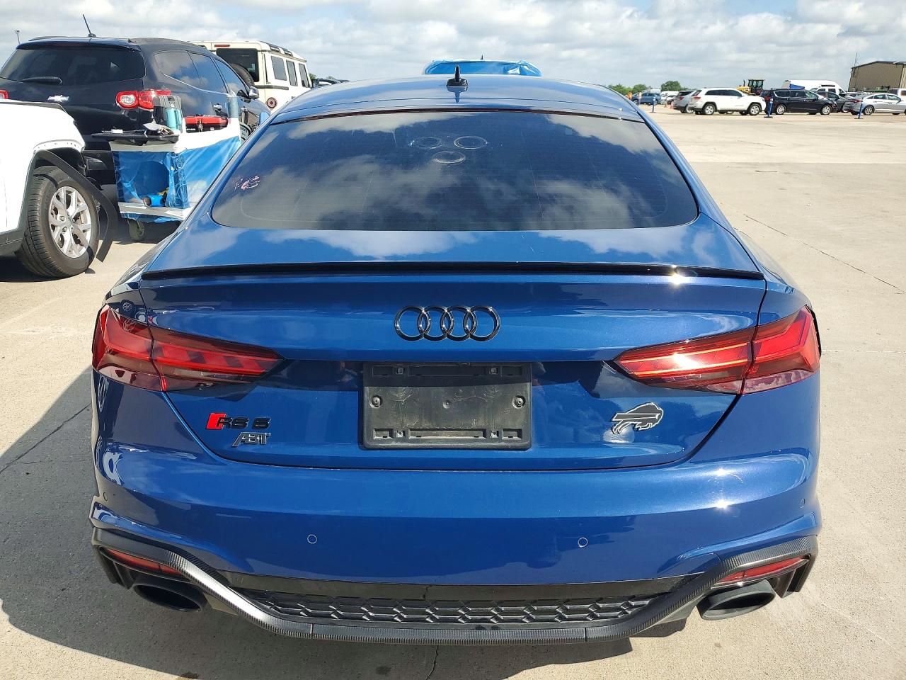 2025 Audi RS5 VIN WUAAWCF51SA901806 COPART salvage auction — Front End, TX - SALVAGE VEHICLE TITLE, sold $40,250 on 2026-08-13 (photo 6)