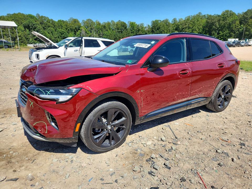 2023 Buick Envision VIN LRBFZPR41PD053029 COPART salvage auction — FRONT END, Va - Cert Of Title - Salvage, sold $9,300 on 2026-07-06 (photo 1)