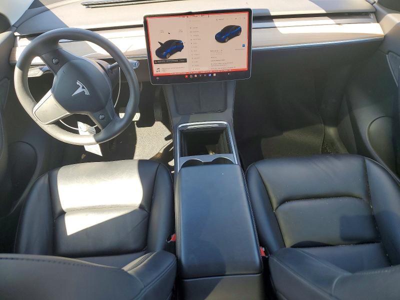 2022 Tesla Model y VIN 7SAYGDEE6NF344891 COPART salvage auction — REAR END, Ca - Salvage Certificate, sold $11,000 on 2026-07-06 (photo 8)