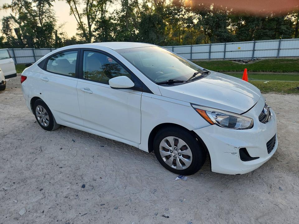 2016 Hyundai Accent VIN KMHCT4AE8GU973048 COPART salvage auction — FRONT END, Fl - Cert Of Title Slvg Rebuildable, sold $800 on 2026-07-21 (photo 4)