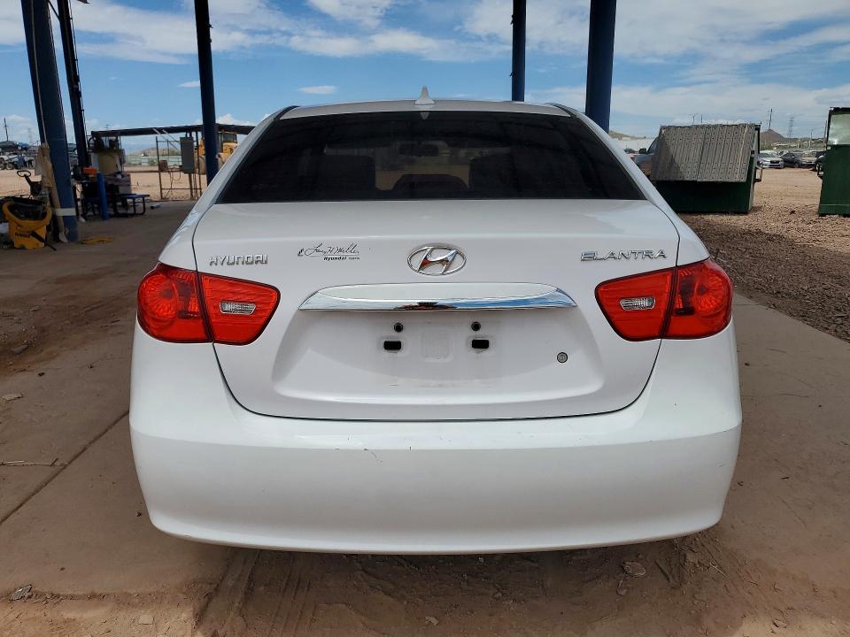 2010 Hyundai Elantra VIN KMHDU4AD2AU129264 COPART salvage auction — MECHANICAL, Az - Certificate Of Title, sold $1,197 on 2026-07-08 (photo 6)