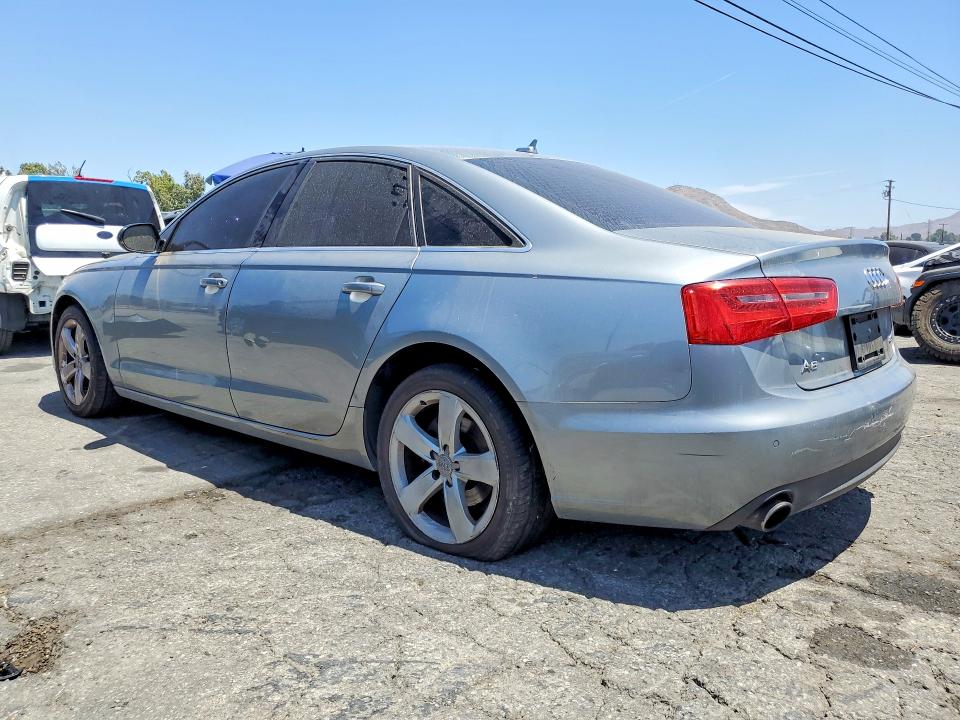 2012 Audi A6 VIN WAUDFAFC4CN093682 COPART salvage auction — MINOR DENT/SCRATCHES, Ca - App For Dup Clean Or Ac, sold $675 on 2026-07-02 (photo 2)
