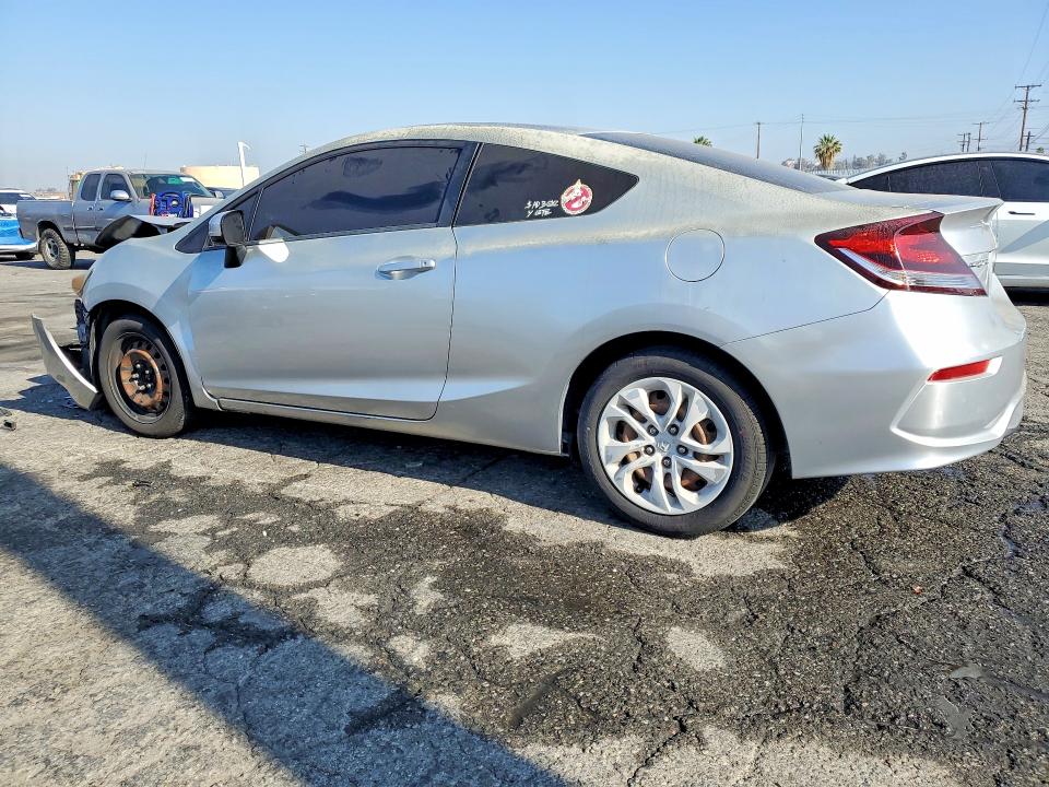 2015 Honda Civic VIN 2HGFG3B50FH528952 COPART salvage auction — FRONT END, Ca - Salvage Certificate, sold $600 on 2026-07-02 (photo 2)