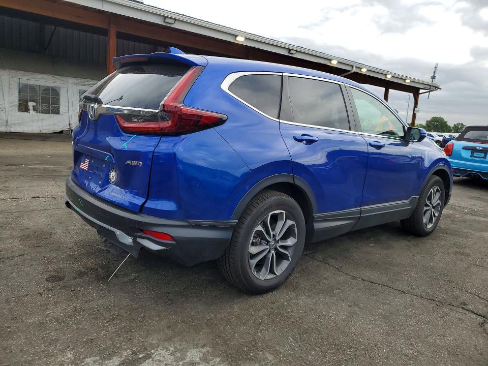 2021 Honda Cr-v VIN 7FARW2H53ME022314 COPART salvage auction — REAR END, CO - PUBLIC - SALVAGE TITLE (P), sold $9,800 on 2026-07-07 (photo 3)