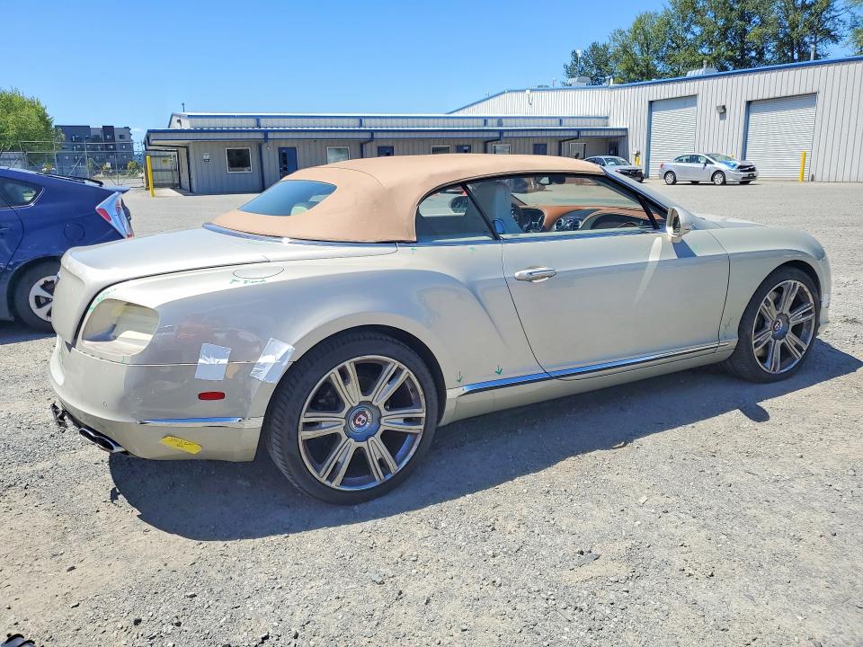 2014 Bentley Continental VIN SCBGT3ZA0EC093646 COPART salvage auction — FRONT END, Wa - Bill Of Sale, sold $29,500 on 2026-07-27 (photo 3)