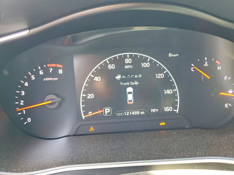 2014 Kia VIN KNALN4D79E5126166 COPART salvage auction — FRONT END, Ca - Salvage Certificate, sold $975 on 2026-07-09 (photo 9)