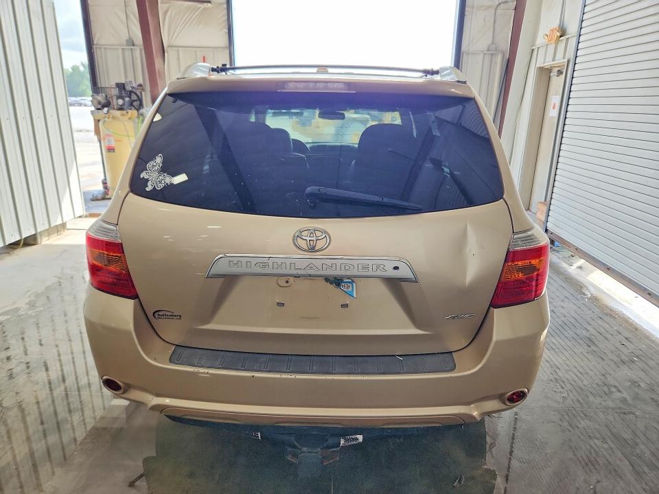 2010 Toyota Highlander VIN 5TDDK3EHXAS015650 COPART salvage auction — FRONT END, Wv - Certificate Of Title, sold $175 on 2026-07-30 (photo 6)