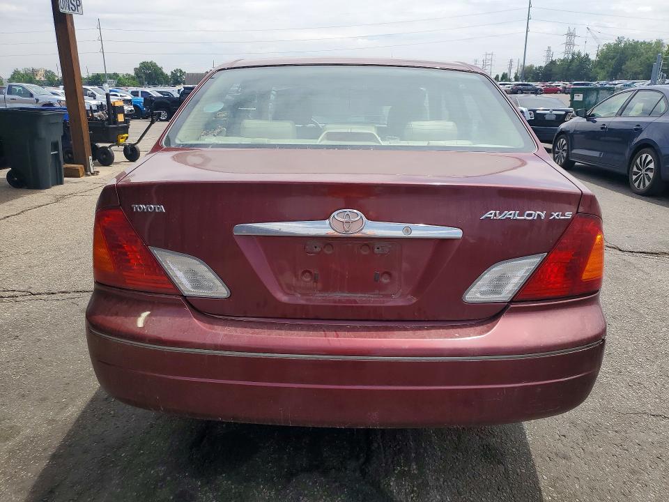 2000 Toyota Avalon VIN 4T1BF28BXYU093215 COPART salvage auction — MECHANICAL, Co - Bill Of Sale-Parts Only, sold $275 on 2026-07-09 (photo 6)