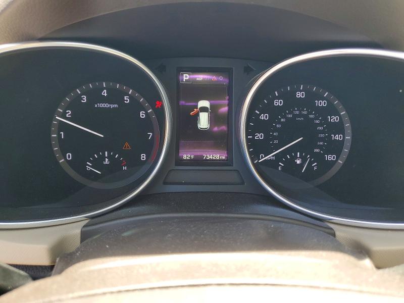 2017 Hyundai VIN KM8SN4HF3HU238970 COPART salvage auction — FRONT END, Md - Cert Of Salvage > 75% Damage, sold $3,300 on 2026-07-09 (photo 9)