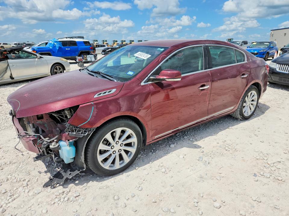 2016 Buick Lacrosse VIN 1G4GB5G37GF185978 COPART salvage auction — FRONT END, Tx - Salvage Vehicle Title, sold $1,300 on 2026-07-09 (photo 1)