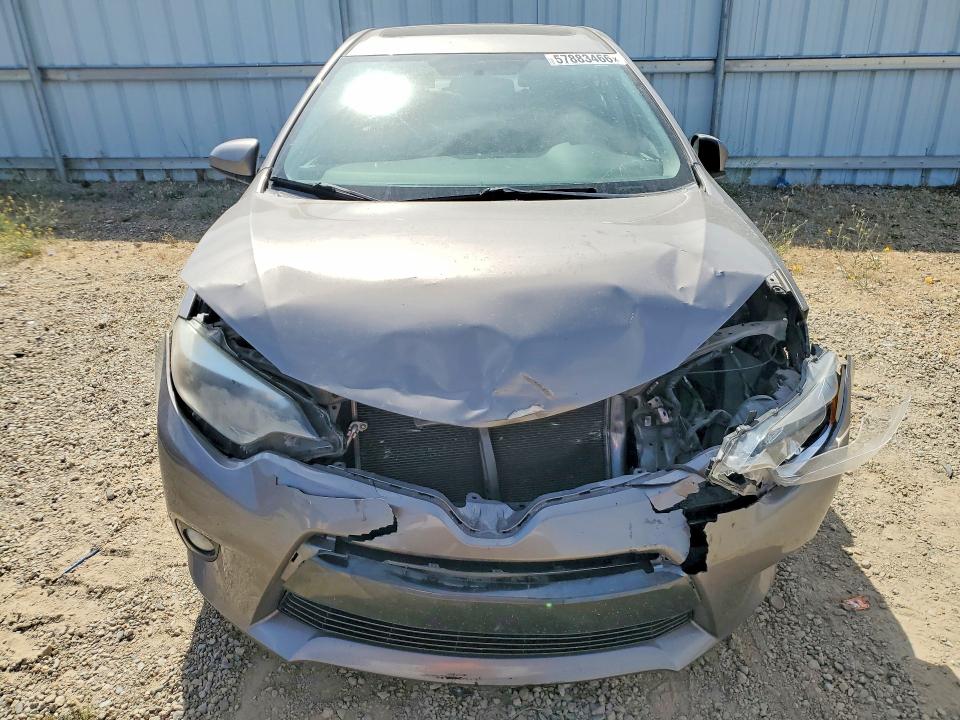 2016 Toyota Corolla VIN 2T1BPRHE1GC733151 COPART salvage auction — FRONT END, Ca - Salvage Certificate, sold $2,300 on 2026-07-10 (photo 5)