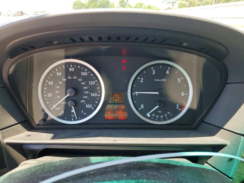 2004 BMW 5 series VIN WBANA73534B809860 COPART salvage auction — REAR END, Tn - Salvage Certificate, sold $800 on 2026-07-08 (photo 9)