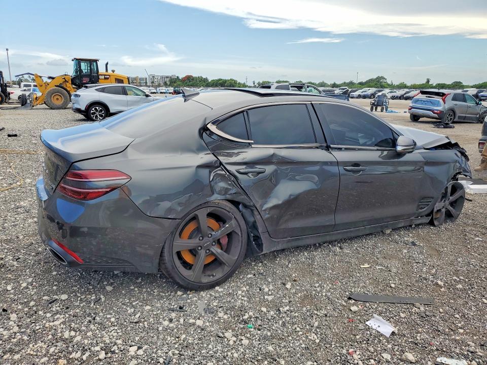 2026 Genesis G70 VIN KMTG44SE4TU172890 COPART salvage auction — FRONT END, Fl - Certificate Of Title, sold $5,600 on 2026-07-07 (photo 3)