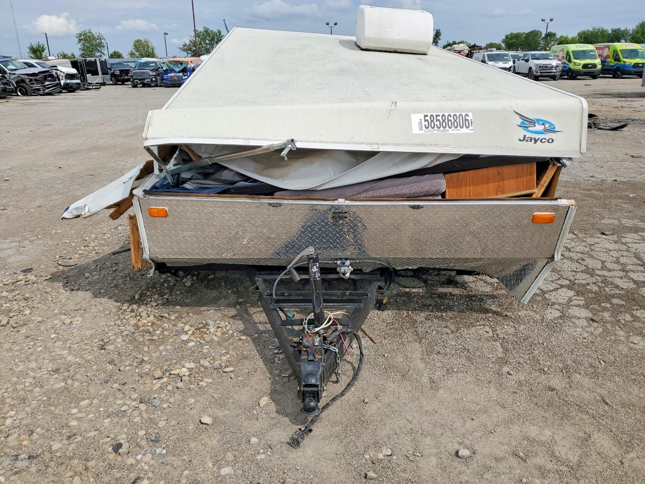 2008 Jayco Rv trailer VIN 1UJAJ01G781BD0486 COPART salvage auction — Side, IN - CERT OF TITLE-SALVAGE TITLE, sold $25 on 2026-09-09 (photo 5)