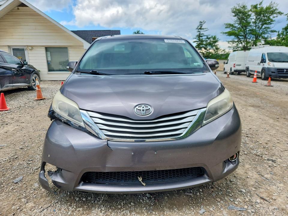 2015 Toyota VIN 5TDYK3DC6FS572960 COPART salvage auction — SIDE, Oh - Cert Of Title-Salvage, sold $4,650 on 2026-07-22 (photo 5)