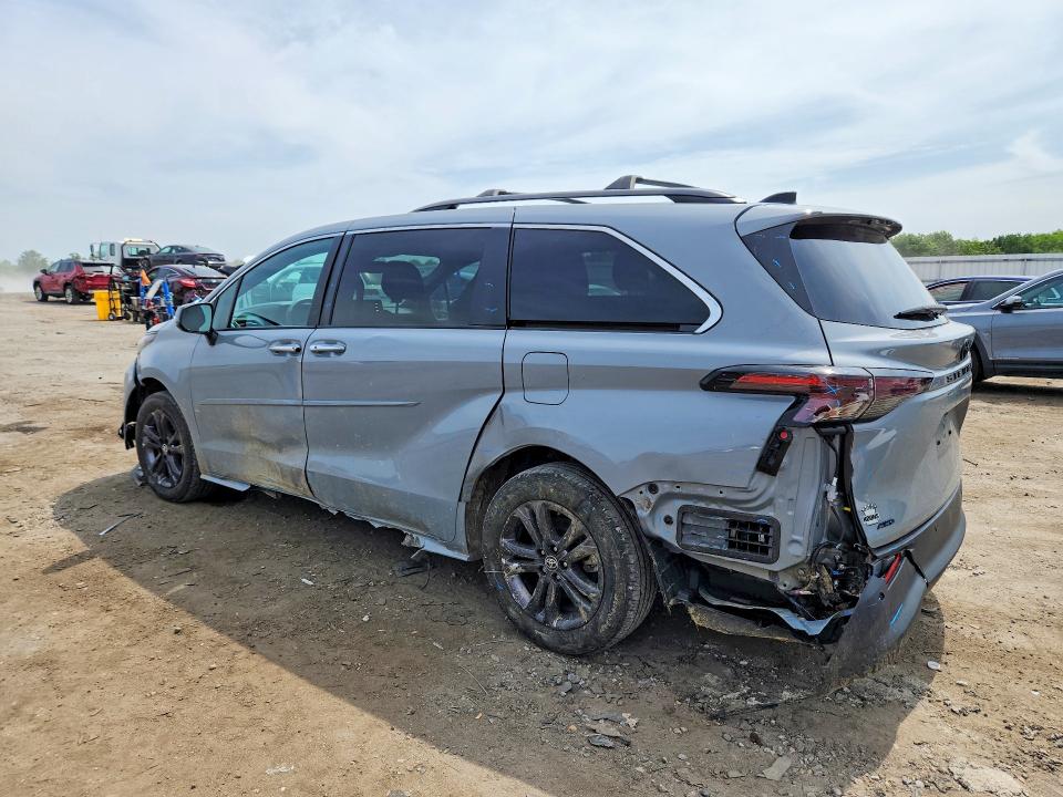 2024 Toyota Sienna VIN 5TDCSKFCXRS150096 COPART salvage auction — REAR END, Va - Cert Of Title - Salvage, sold $16,500 on 2026-07-29 (photo 2)