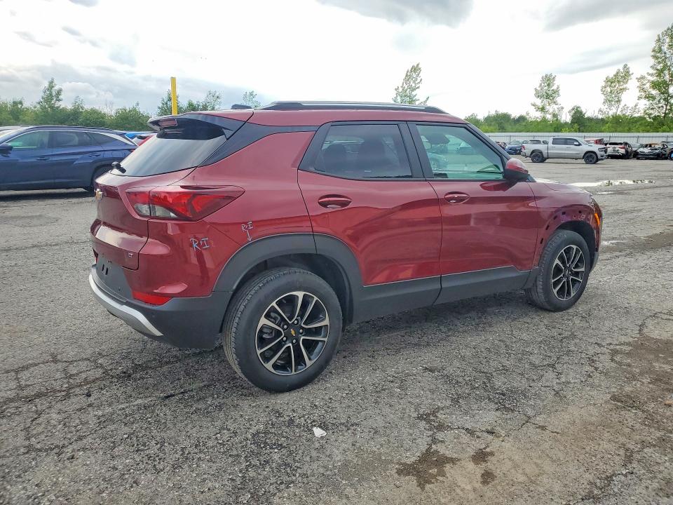 2025 Chevrolet Trailblazer VIN KL79MRSL5SB153131 COPART salvage auction — HAIL, Ny - Mv-907A Salvage Certificate, sold $9,000 on 2026-07-20 (photo 3)