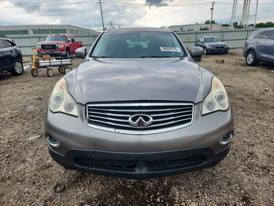 2010 Infiniti Ex VIN JN1AJ0HR6AM751847 COPART salvage auction — FRONT END, Il - Salvage Certificate, sold $975 on 2026-07-31 (photo 5)