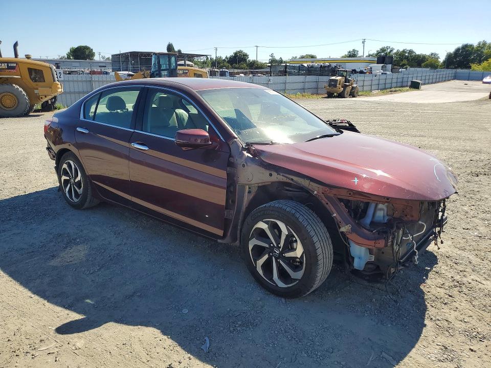 2017 Honda Accord VIN 1HGCR3F82HA004043 COPART salvage auction — FRONT END, Ca - Salvage Certificate, sold $3,550 on 2026-07-02 (photo 4)
