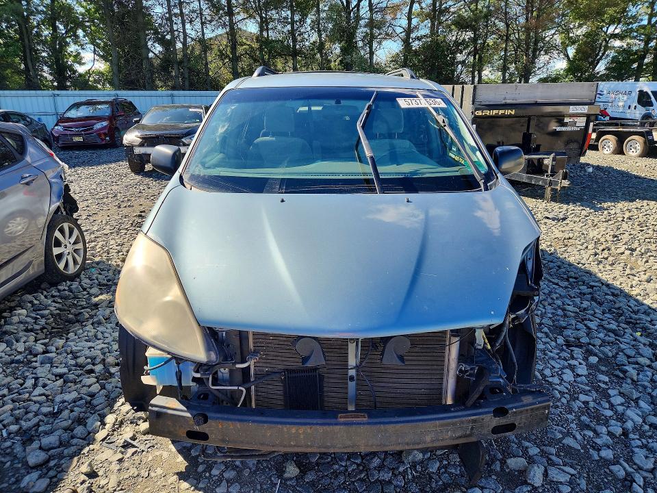 2007 Toyota Sienna VIN 5TDZK23C57S053996 COPART salvage auction — FRONT END, Nj - Cert Of Title-Salvage, sold $625 on 2026-07-06 (photo 5)