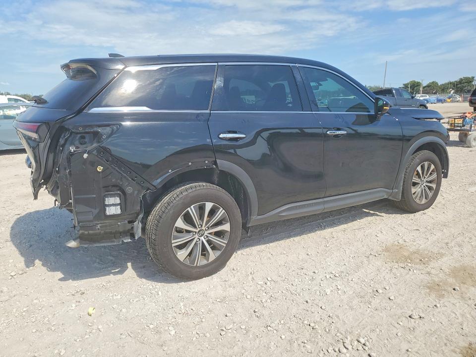 2024 Infiniti Qx60 VIN 5N1DL1ERXRC346862 COPART salvage auction — FRONT END, Fl - Cert Of Title Slvg Rebuildable, sold $7,800 on 2026-07-23 (photo 3)