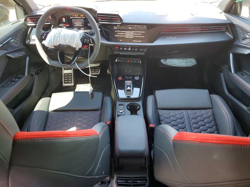2025 Audi Rs3 VIN WUAGWCGYXSA911303 COPART salvage auction — FRONT END, ON - PERMIT SALVAGE, sold $325 on 2026-08-06 (photo 8)