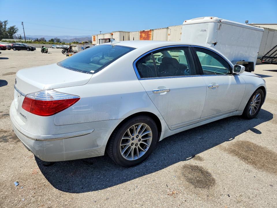 2011 Hyundai Genesis VIN KMHGC4DE0BU115790 COPART salvage auction — FRONT END, Ca - Salvage Certificate, sold $875 on 2026-07-21 (photo 3)