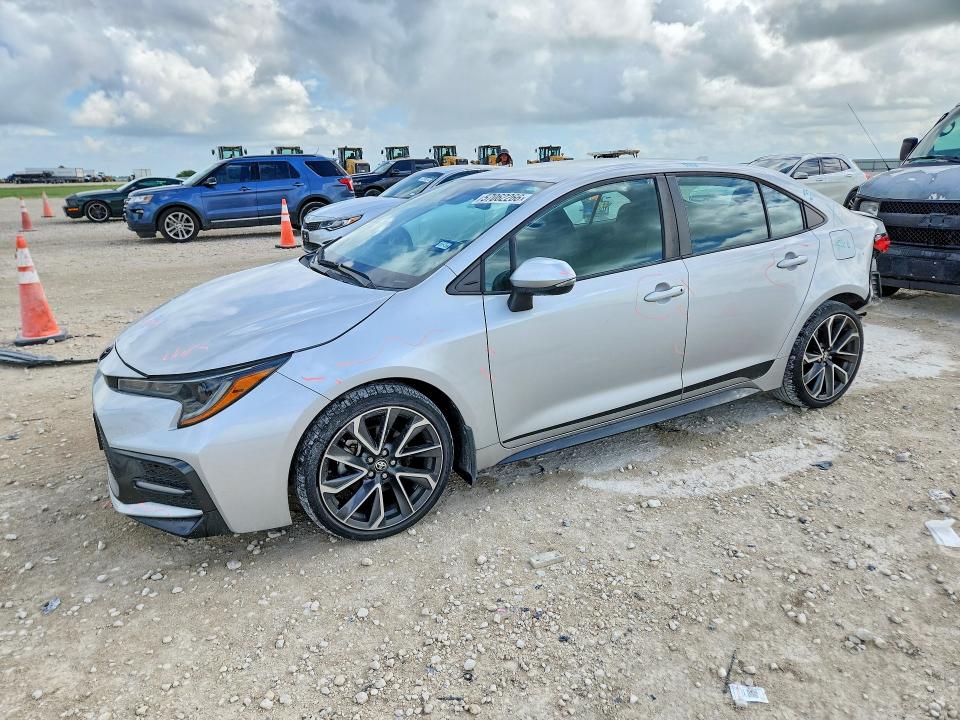 2022 Toyota VIN 5YFS4MCE2NP121945 COPART salvage auction — REAR END, Tx - Salvage Vehicle Title, sold $3,450 on 2026-07-30 (photo 1)