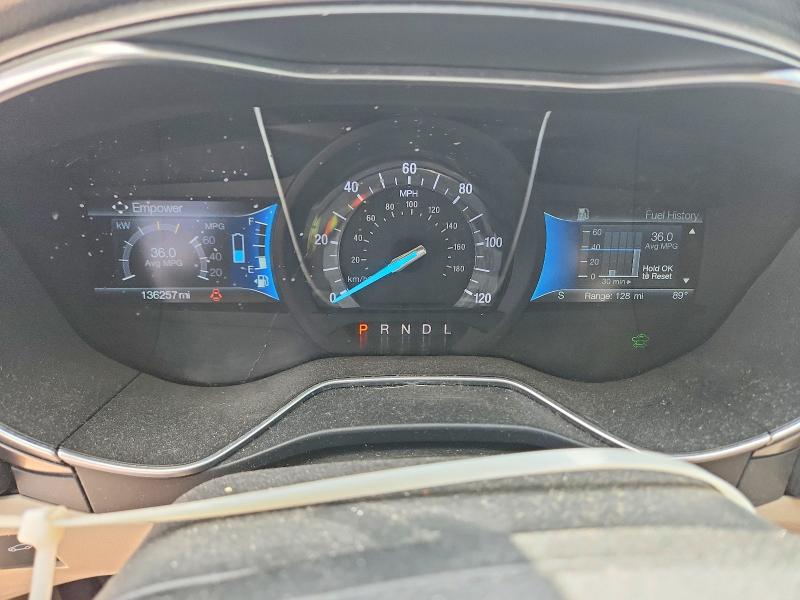 2017 Ford Fusion VIN 3FA6P0LU2HR246537 COPART salvage auction — REAR END, Tx - Salvage Vehicle Title, sold $1,450 on 2026-07-02 (photo 9)