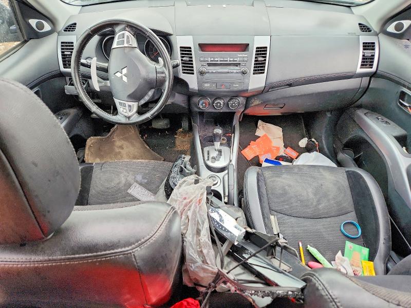 2012 Mitsubishi VIN JA4JT3AW6CU003752 COPART salvage auction — REAR END, Wv - Salvage Certificate, sold $225 on 2026-07-22 (photo 8)