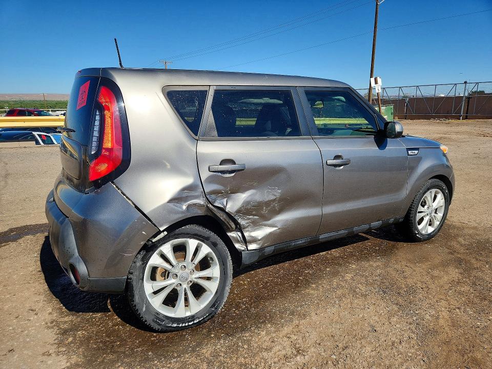2015 Kia VIN KNDJP3A5XF7129214 COPART salvage auction — REAR END, Nm - Cert Of Title-Salvage, sold $425 on 2026-07-30 (photo 3)