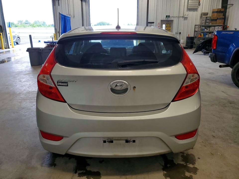 2016 Hyundai Accent VIN KMHCT5AE6GU276337 COPART salvage auction — FRONT END, On - Permit Salvage, sold $1,050 on 2026-07-16 (photo 6)