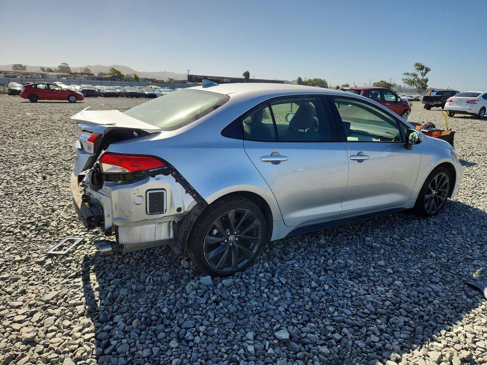 2024 Toyota Corolla VIN JTDS4MCE2R3519994 COPART salvage auction — REAR END, Ca - Salvage Certificate, sold $900 on 2026-07-23 (photo 3)