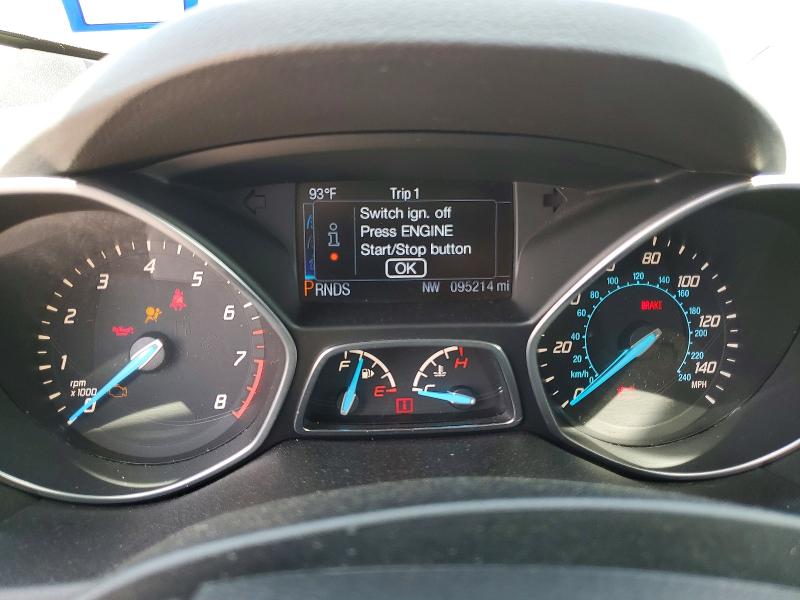 2014 Ford Escape VIN 1FMCU0J98EUA92615 COPART salvage auction — FRONT END, Tx - Salvage Vehicle Title, sold $350 on 2026-07-02 (photo 9)