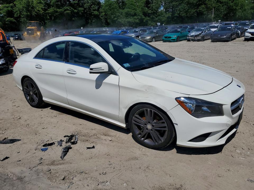 2015 Mercedes-benz Cla-klasse VIN WDDSJ4GB4FN266529 COPART salvage auction — FRONT END, Ma - Cert Of Title-Reconstrctd Coll, sold $500 on 2026-07-27 (photo 4)