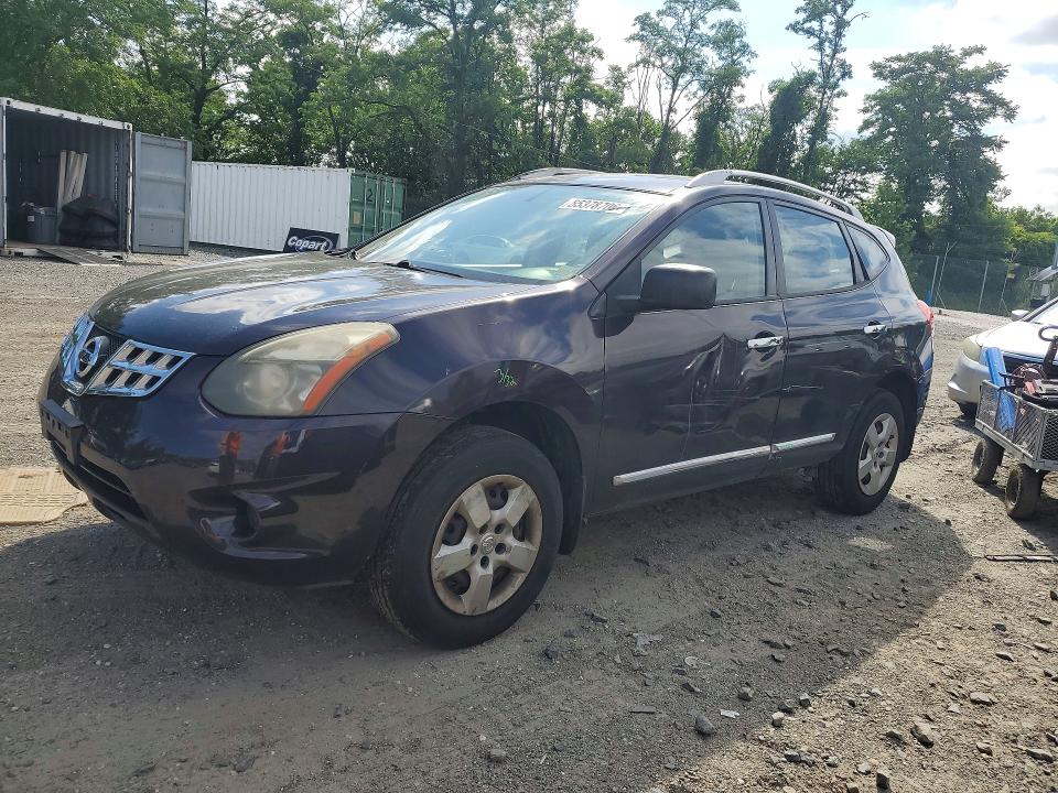 2014 Nissan Rogue VIN JN8AS5MV9EW711884 COPART salvage auction — SIDE, Md - Cert Of Salvage > 75% Damage, sold $400 on 2026-07-28 (photo 1)