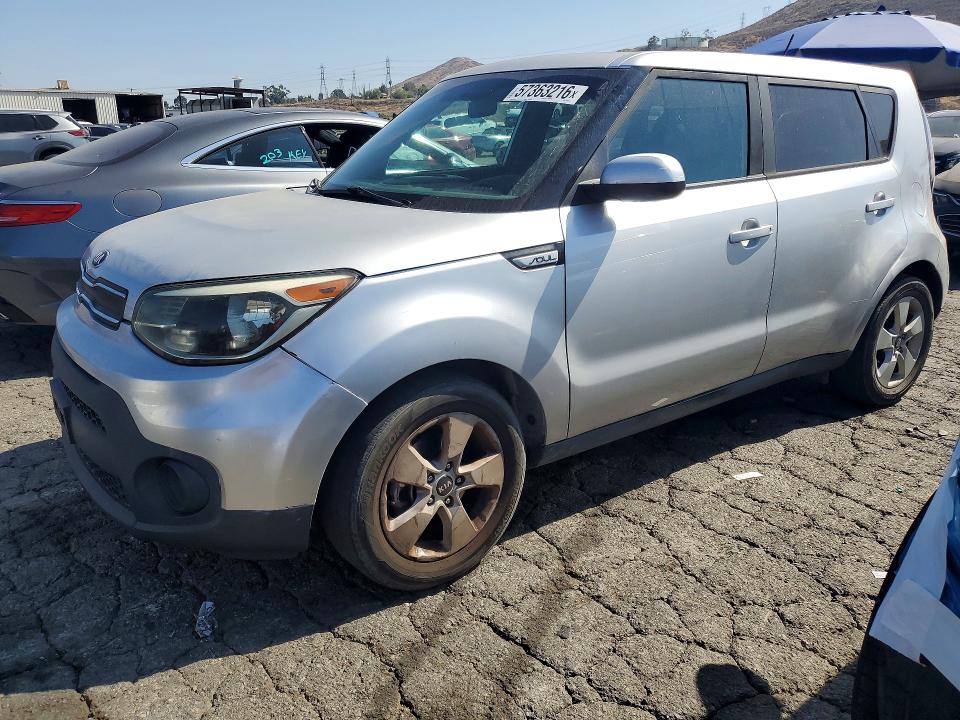 2018 Kia Soul VIN KNDJN2A20J7622091 COPART salvage auction — MINOR DENT/SCRATCHES, Ca - Cert Of Title-Salvaged, sold $2,050 on 2026-07-09 (photo 1)