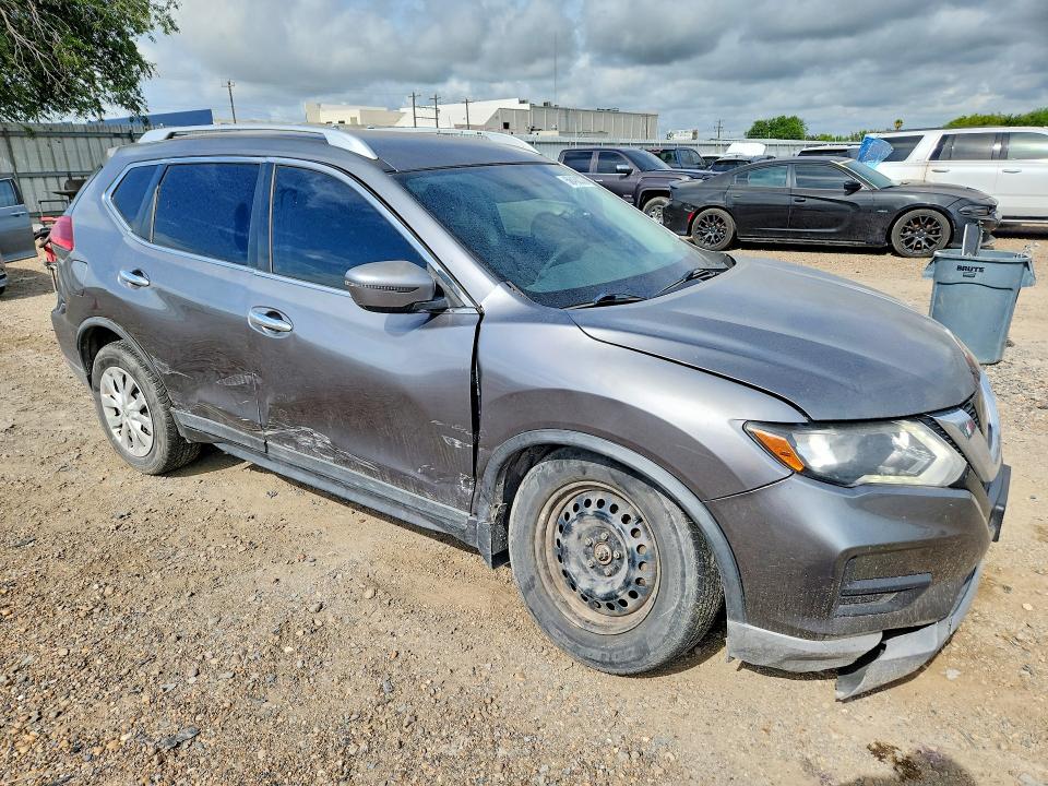 2017 Nissan Rogue VIN KNMAT2MT5HP579100 COPART salvage auction — FRONT END, Tx - Salvage Vehicle Title, sold $2,250 on 2026-07-15 (photo 4)